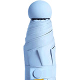 Maxbell Folding Umbrella Rain Protection Men Women Rain Umbrella for Outdoor Camping Blue