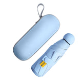 Maxbell Folding Umbrella Rain Protection Men Women Rain Umbrella for Outdoor Camping Blue