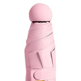 Maxbell Folding Umbrella Rain Protection Men Women Rain Umbrella for Outdoor Camping Pink