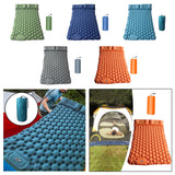 Maxbell Camping Sleeping Pad with Pillow Inflatable Sleeping Mat for Camping Outdoor Green