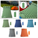 Maxbell Camping Sleeping Pad with Pillow Inflatable Sleeping Mat for Camping Outdoor Green