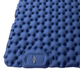 Maxbell Camping Sleeping Pad with Pillow Inflatable Sleeping Mat for Camping Outdoor Dark Blue