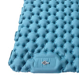 Maxbell Camping Sleeping Pad with Pillow Inflatable Sleeping Mat for Camping Outdoor Peacock Blue