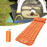 Maxbell Inflatable Mattress Waterproof Camping Sleeping Pad for Garden Travel Hiking Orange