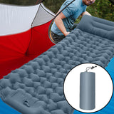 Maxbell Inflatable Mattress Waterproof Camping Sleeping Pad for Garden Travel Hiking Gray