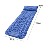 Maxbell Inflatable Mattress Waterproof Camping Sleeping Pad for Garden Travel Hiking Navy