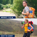 Maxbell Inflatable Mattress Waterproof Camping Sleeping Pad for Garden Travel Hiking Navy