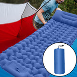 Maxbell Inflatable Mattress Waterproof Camping Sleeping Pad for Garden Travel Hiking Navy
