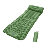 Maxbell Inflatable Mattress Waterproof Camping Sleeping Pad for Garden Travel Hiking Olive green