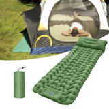 Maxbell Inflatable Mattress Waterproof Camping Sleeping Pad for Garden Travel Hiking Olive green