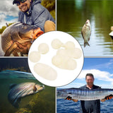 Maxbell 40Pcs Fishing Double Rattle Fishing Accessories Fishing Bell Catfish Rattles
