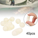 Maxbell 40Pcs Fishing Double Rattle Fishing Accessories Fishing Bell Catfish Rattles