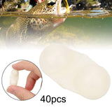 Maxbell 40Pcs Fishing Double Rattle Fishing Accessories Fishing Bell Catfish Rattles