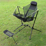 Maxbell Folding Chair Camping Furniture Adjustable Headrest for Garden Hiking Picnic