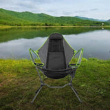 Maxbell Folding Chair Camping Furniture Adjustable Headrest for Garden Hiking Picnic