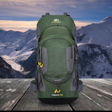 Maxbell Rock Climbing Backpack Back Pack Hiking Rucksack for Running Camping Hunting green