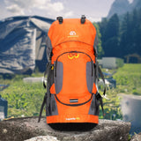 Maxbell Rock Climbing Backpack Back Pack Hiking Rucksack for Running Camping Hunting orange