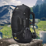 Maxbell Rock Climbing Backpack Back Pack Hiking Rucksack for Running Camping Hunting black