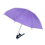 Maxbell Phone Umbrella for Sun Shade Multifunction for Traveling Photography Outdoor violet