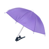 Maxbell Phone Umbrella for Sun Shade Multifunction for Traveling Photography Outdoor violet