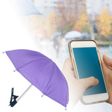 Maxbell Phone Umbrella for Sun Shade Multifunction for Traveling Photography Outdoor violet