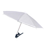 Maxbell Phone Umbrella for Sun Shade Multifunction for Traveling Photography Outdoor argent
