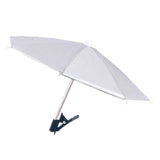 Maxbell Phone Umbrella for Sun Shade Multifunction for Traveling Photography Outdoor argent