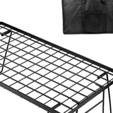 Maxbell Grill Mesh Table with Storage Bag Camping BBQ Table for BBQ Fishing Backyard 1 Piece Table