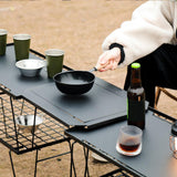 Maxbell Grill Mesh Table with Storage Bag Camping BBQ Table for BBQ Fishing Backyard 1 Piece Table