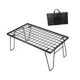 Maxbell Grill Mesh Table with Storage Bag Camping BBQ Table for BBQ Fishing Backyard 1 Piece Table
