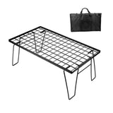 Maxbell Grill Mesh Table with Storage Bag Camping BBQ Table for BBQ Fishing Backyard 1 Piece Table