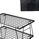 Maxbell Grill Mesh Table with Storage Bag Camping BBQ Table for BBQ Fishing Backyard 2 Piece Tables