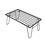 Maxbell Grill Mesh Table with Storage Bag Camping BBQ Table for BBQ Fishing Backyard 2 Piece Tables