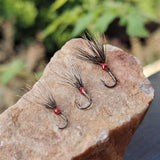Maxbell 8Pcs Fly Fishing Flies Artificial Baits for White Striped Bass Trout Snapper 11.5mmx3.5mm