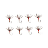 Maxbell 8Pcs Fly Fishing Flies Artificial Baits for White Striped Bass Trout Snapper 11.5mmx3.5mm