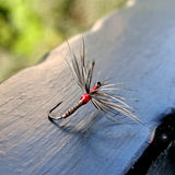 Maxbell 8Pcs Fly Fishing Flies Artificial Baits for White Striped Bass Trout Snapper 11.5mmx3.5mm