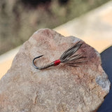 Maxbell 8Pcs Fly Fishing Flies Artificial Baits for White Striped Bass Trout Snapper 11.5mmx3.5mm