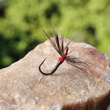 Maxbell 8Pcs Fly Fishing Flies Artificial Baits for White Striped Bass Trout Snapper 11.5mmx3.5mm