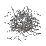 Maxbell 100Pcs Fly Fishing Snap for Freshwater Saltwater Fly Hook Snap No Knot Snaps S