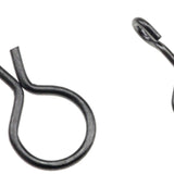Maxbell 100Pcs Fly Fishing Snap for Freshwater Saltwater Fly Hook Snap No Knot Snaps L