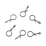 Maxbell 100Pcs Fly Fishing Snap for Freshwater Saltwater Fly Hook Snap No Knot Snaps XL