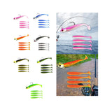 Maxbell Fishing Baits Silicone Trolling Baits Artificial Baits for Carp Salmon Perch Pink