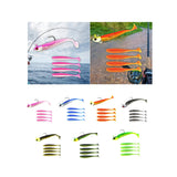 Maxbell Fishing Baits Silicone Trolling Baits Artificial Baits for Carp Salmon Perch Pink