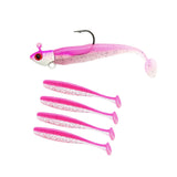 Maxbell Fishing Baits Silicone Trolling Baits Artificial Baits for Carp Salmon Perch Pink