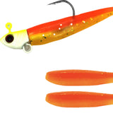 Maxbell Fishing Baits Silicone Trolling Baits Artificial Baits for Carp Salmon Perch Orange