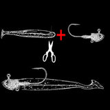 Maxbell Fishing Baits Silicone Trolling Baits Artificial Baits for Carp Salmon Perch Orange