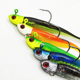 Maxbell Fishing Baits Silicone Trolling Baits Artificial Baits for Carp Salmon Perch Orange