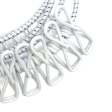 Maxbell Portable Clothesline Reusable Clothes Line Travel for Backyard Balcony Hotel White