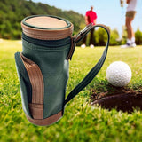 Maxbell Golf Tee Pouch PU Leather Small Pouch Storage Bag Storage Pouch Golf Tees Bag