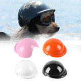 Maxbell Pet Helmet Head Protection Bike Hat Hard Hat for Puppy Hiking Outdoor Riding Pink